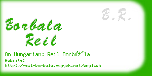 borbala reil business card
